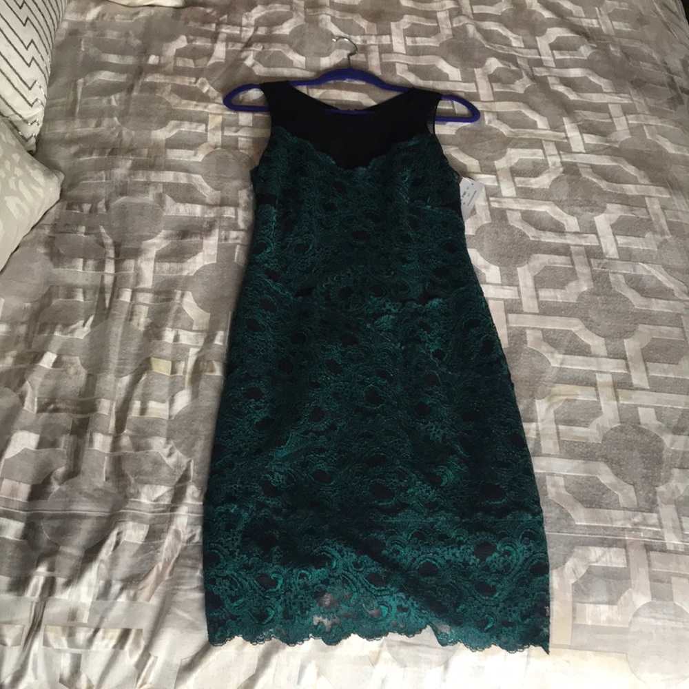 Lace mini dress